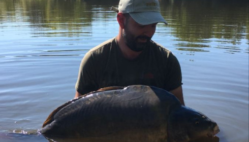 A 65 lb 5 oz carp from Villefond, Marc Brydon, Sep 2016