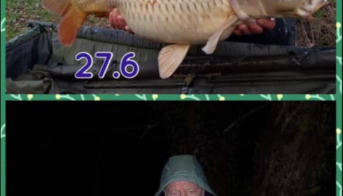 A carp from Villefond, Lake owner John , Jan 2020