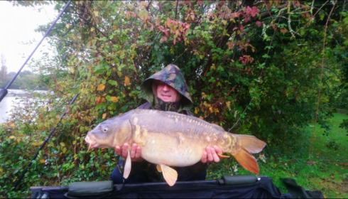 A carp from Villefond, 20lb+, Nov 2019