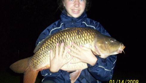 A 25 lb 2 oz carp from Villefond, Aug 2014