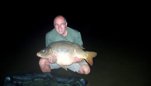 A 40 lb 7 oz carp from Villefond, Sep 2011