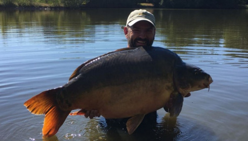 A 65 lb 5 oz carp from Villefond, Marc Brydon, Sep 2016
