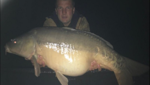 A 50 lb carp from Villefond, Rob, Nov 2018