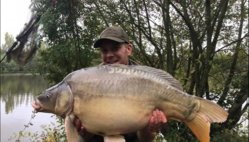 A carp from Villefond, 20lb+, Nov 2019
