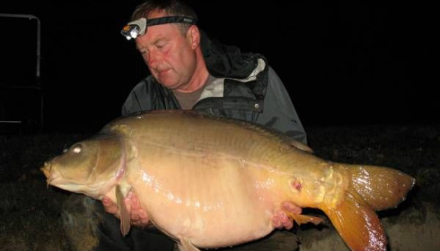 A 37 lb carp from Villefond, Paul Cooper, Sep 2010
