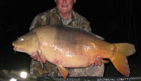 A 42 lb 3 oz carp from Villefond, Bill Holcombe, Oct 2014