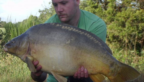 A 28 lb 8 oz carp from Villefond, Mark Lambert, Jul 2012