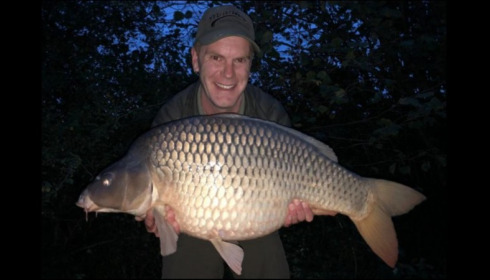 A 35 lb 3 oz carp from Villefond, Oct 2019