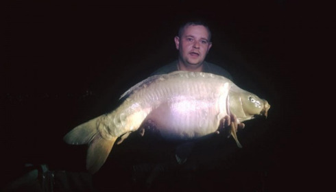 A 30 lb 8 oz carp from Villefond, Oct 2015