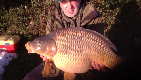 A 31 lb carp from Villefond, Nov 2013