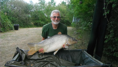 A 36 lb carp from Villefond, Eric Elliott, Sep 2016