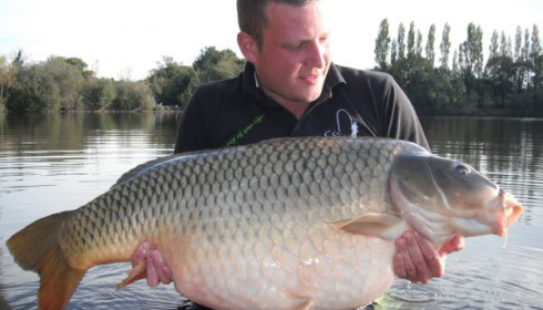 A 50 lb 5 oz carp from Villefond, Oct 2010
