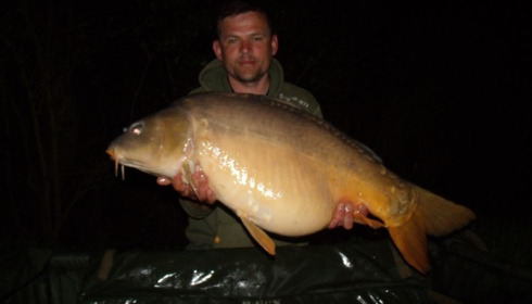 A 36 lb carp from Villefond, Mark Aughton