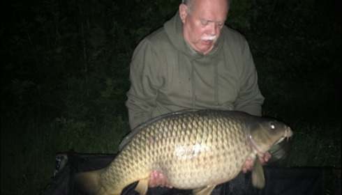A 39 lb 8 oz carp from Villefond, Anthony Bradbury, May 2019