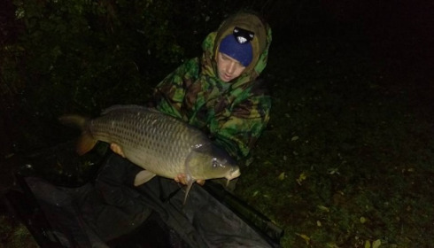 A 30 lb carp from Villefond, Sep 2015