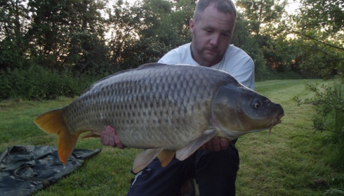 A 22 lb 9 oz carp from Villefond, Mark Lambert, May 2012