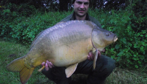 A 30 lb carp from Villefond, May 2016