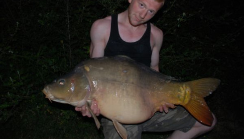 A 42 lb 6 oz carp from Villefond, Benetts, May 2011