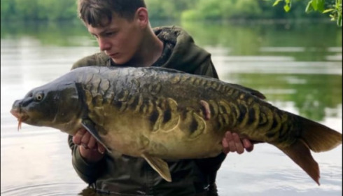 A 24 lb 6 oz carp from Villefond, May 2019