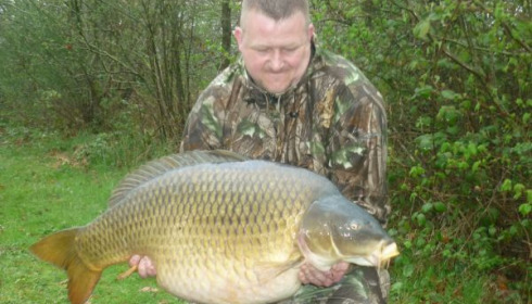 A 51 lb 3 oz carp from Villefond, Big John, Mar 2011