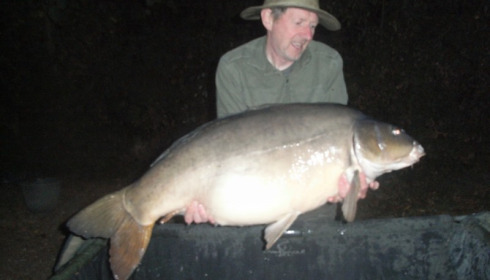 A 48 lb carp from Villefond, Spawned out, Oct 2016