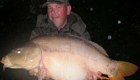 A 28 lb 1 oz carp from Villefond, Dave Gifford, Sep 2011