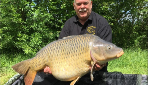A 40 lb 2 oz carp from Villefond, Anthony Bradbury, May 2019
