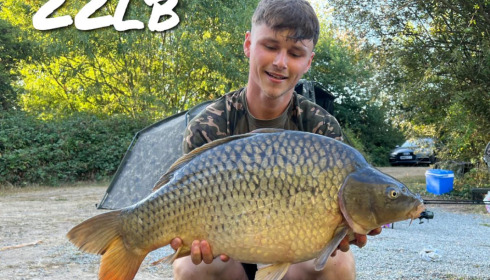 A 22 lb carp from Villefond, Dalton Jay, Aug 2022