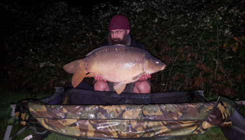 A 32 lb 10 oz carp from Villefond, Matthew Murray, Oct 2019