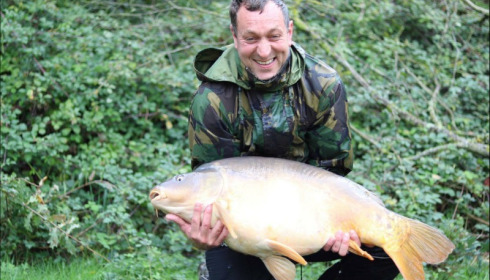 A carp from Villefond, 40lb+, Nov 2019