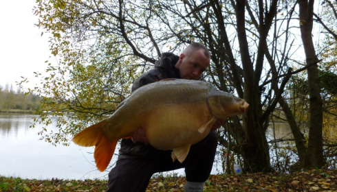 A 38 lb 8 oz carp from Villefond, Mark Lambert , Nov 2012