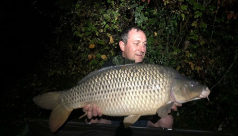 A 26 lb carp from Villefond, Nov 2019