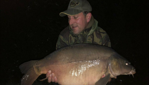 A 31 lb 2 oz carp from Villefond, Nov 2019