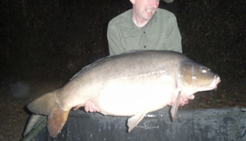 A 48 lb carp from Villefond, Stan Feerick, Sep 2016
