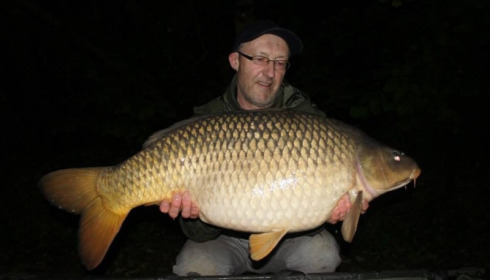 A 30 lb 8 oz carp from Villefond, May 2015