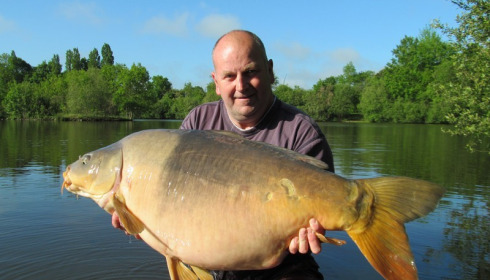 A 51 lb 10 oz carp from Villefond, May 2014