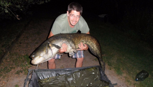A 94 lb 12 oz catfish from Villefond, Martin Day, Jul 2016