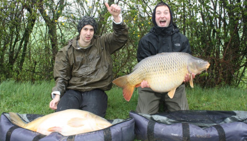 A 51 lb 3 oz carp from Villefond, Bennetts the carp at 51.03 & a 38lb common, May 2012