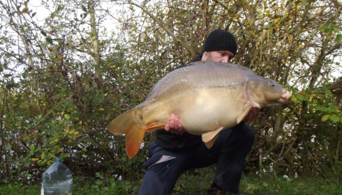 A 35 lb 2 oz carp from Villefond, Mark Lambert, Nov 2013