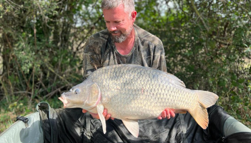 A 31 lb carp from Villefond, Darren Garrett, Sep 2022