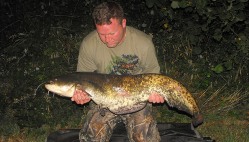 A 29 lb 10 oz catfish from Villefond, Jul 2013