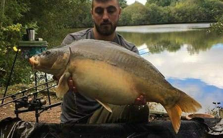 A 20 lb carp from Villefond, A twenty something , Oct 2017