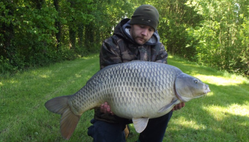 A 31 lb 10 oz carp from Villefond, Mark Lambert, May 2013