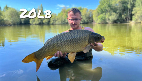 A 20 lb carp from Villefond, Daniel Aldrich, Aug 2022