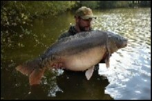 A 49 lb 10 oz carp from Villefond, Oct 2018