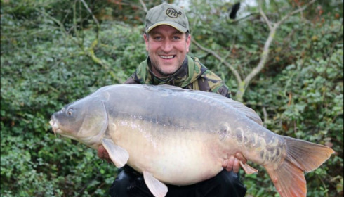 A 53 lb carp from Villefond, Nov 2019