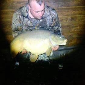 A 47 lb 2 oz carp from Villefond, Apr 2018