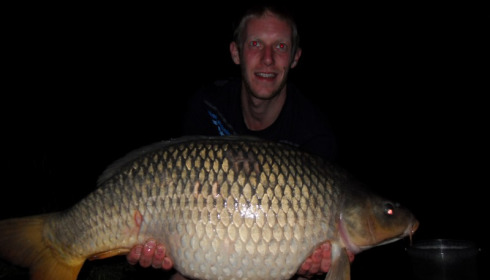 A 26 lb carp from Villefond, Jun 2012