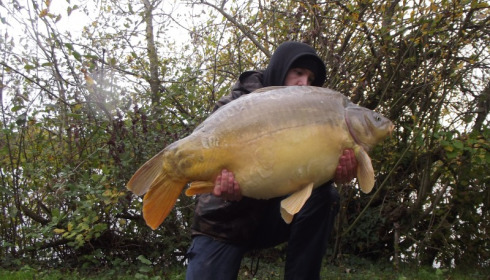 A 37 lb 15 oz carp from Villefond, Mark Lambert, Nov 2013