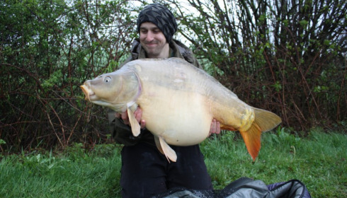 A 51 lb 3 oz carp from Villefond, Bennetts the fish at 51.03, May 2012